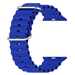 Bracelet de montre en silicone Ocean, Pour Apple Watch Series 8&7 41mm, Pour Apple Watch Series 8&7 41mm / SE 2&6&SE&5&4 40mm