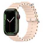 Bracelet de montre en silicone Ocean, Pour Apple Watch Series 8&7 41mm, Pour Apple Watch Series 8&7 41mm / SE 2&6&SE&5&4 40mm