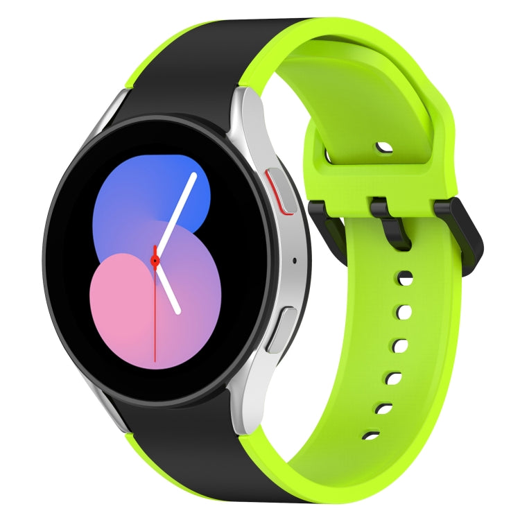 Bracelet de montre en silicone bicolore, pour Samsung Galaxy Watch5 40mm / 44mm
