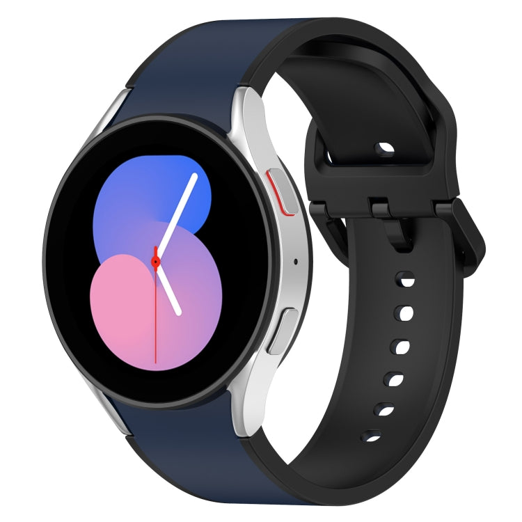 Bracelet de montre en silicone bicolore, pour Samsung Galaxy Watch5 40mm / 44mm