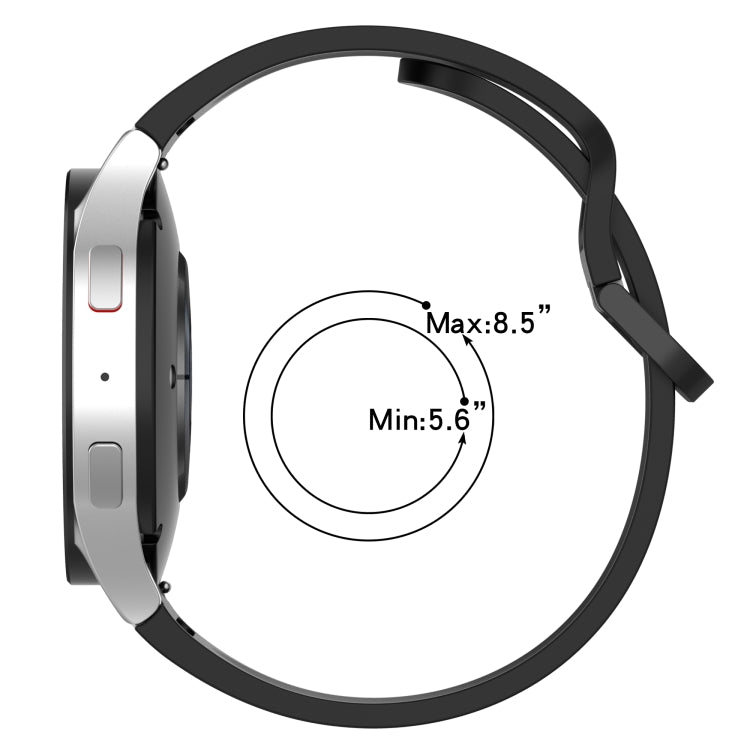 Bracelet de montre en silicone bicolore, pour Samsung Galaxy Watch5 40mm / 44mm