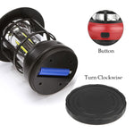 Lampe suspendue rétro portable Lanterne Tente de camping Lumière, chargement USB, type de batterie, piles non incluses