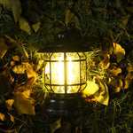 Lampe suspendue rétro portable Lanterne Tente de camping Lumière, chargement USB, type de batterie, piles non incluses