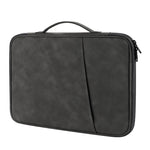 Sac en cuir à texture peau de mouton portable, pour ordinateur portable 9,7-11 pouces, pour ordinateur portable 12,9-13 pouces