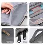 Sac en cuir à texture peau de mouton portable, pour ordinateur portable 9,7-11 pouces, pour ordinateur portable 12,9-13 pouces