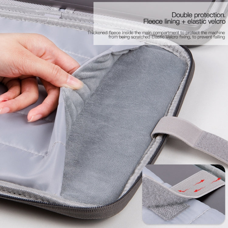 Sac en cuir à texture peau de mouton portable, pour ordinateur portable 9,7-11 pouces, pour ordinateur portable 12,9-13 pouces