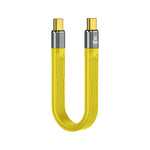 Câble de données flexible FPC USB-C/Type-C à USB-C/Type-C 100W 10Gbps, longueur : 13,8cm, 10Gbps USB-C/Type-C à USB-C/Type-C
