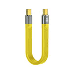 Câble de données flexible FPC USB-C/Type-C à USB-C/Type-C 100W 40Gbps, longueur : 13,8cm, 40Gbps USB-C/Type-C à USB-C/Type-C