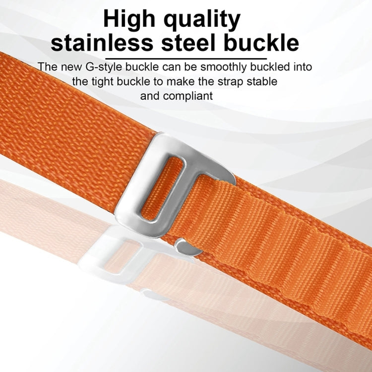 Bracelet de montre en nylon, pour Apple Watch Ultra 49 mm