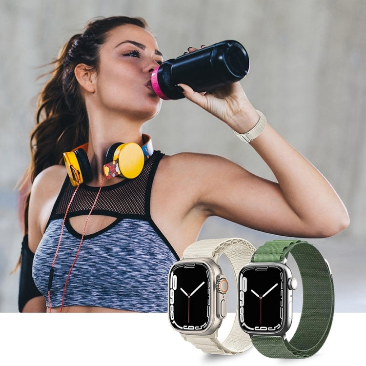 Bracelet de montre en nylon, pour Apple Watch Ultra 49 mm
