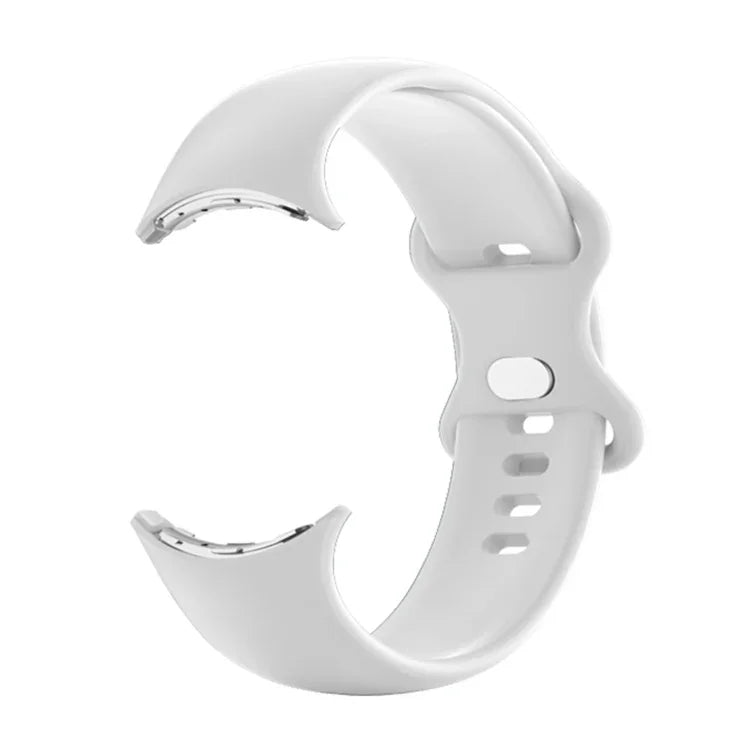 Pour Google Pixel Watch 4 / 3 / 2 / 1 41mm Bracelet de Montre en Silicone Couleur Unique, Homme, Femme