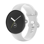 Pour Google Pixel Watch 4 / 3 / 2 / 1 41mm Bracelet de Montre en Silicone Couleur Unique, Homme, Femme