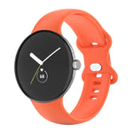 Pour Google Pixel Watch 4 / 3 / 2 / 1 41mm Bracelet de Montre en Silicone Couleur Unique, Homme, Femme