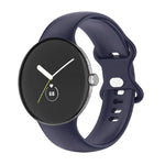 Pour Google Pixel Watch 4 / 3 / 2 / 1 41mm Bracelet de Montre en Silicone Couleur Unique, Homme, Femme