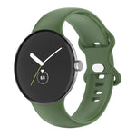 Pour Google Pixel Watch 4 / 3 / 2 / 1 41mm Bracelet de Montre en Silicone Couleur Unique, Homme, Femme