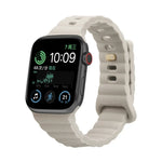 Bracelet de montre en silicone avec boucle inversée, pour Apple Watch Ultra 49mm / Series 8&7 45mm / SE 2&6&SE&5&4 44mm / 3&2&1 42mm, pour Apple Watch Series 8&7 41mm / SE 2&6&SE&5&4 40mm / 3&2&1 38mm