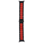 Bracelet de montre en métal d'acier inoxydable à trois maillons, pour Google Pixel Watch 4 / 3 / 2 / 1 41 mm