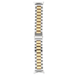 Bracelet de montre en métal d'acier inoxydable à trois maillons, pour Google Pixel Watch 4 / 3 / 2 / 1 41 mm