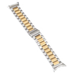 Bracelet de montre en métal d'acier inoxydable à trois maillons, pour Google Pixel Watch 4 / 3 / 2 / 1 41 mm