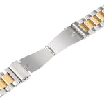 Bracelet de montre en métal d'acier inoxydable à trois maillons, pour Google Pixel Watch 4 / 3 / 2 / 1 41 mm
