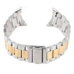Bracelet de montre en métal d'acier inoxydable à trois maillons, pour Google Pixel Watch 4 / 3 / 2 / 1 41 mm