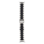 Bracelet de montre en métal d'acier inoxydable à trois maillons, pour Google Pixel Watch 4 / 3 / 2 / 1 41 mm