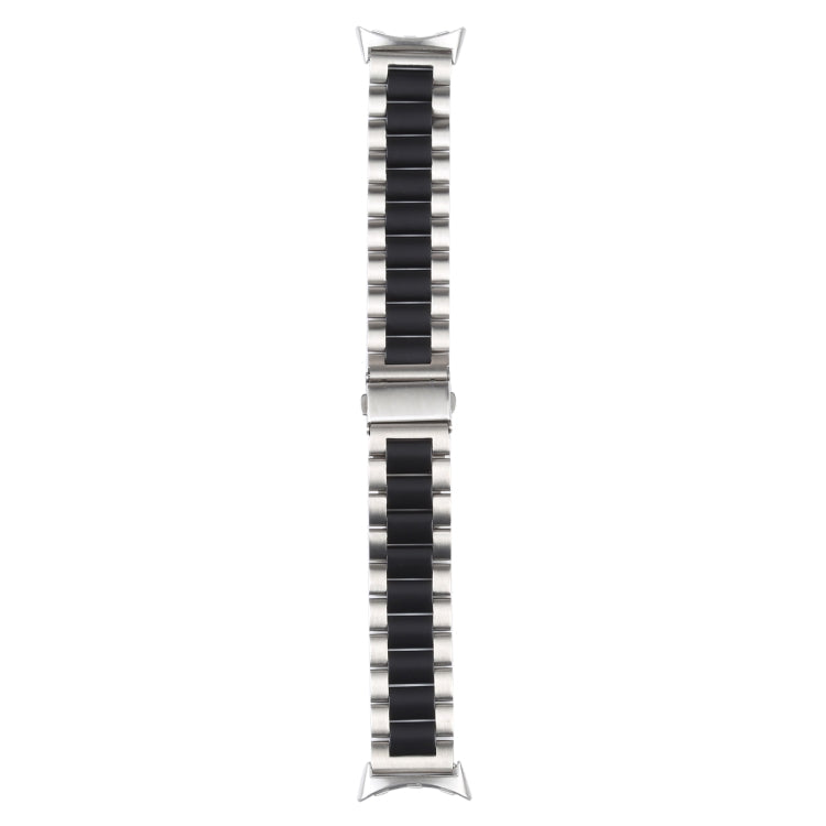 Bracelet de montre en métal d'acier inoxydable à trois maillons, pour Google Pixel Watch 4 / 3 / 2 / 1 41 mm
