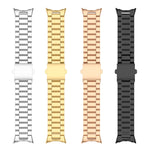 Bracelet de montre en métal d'acier inoxydable à trois maillons, pour Google Pixel Watch 4 / 3 / 2 / 1 41 mm