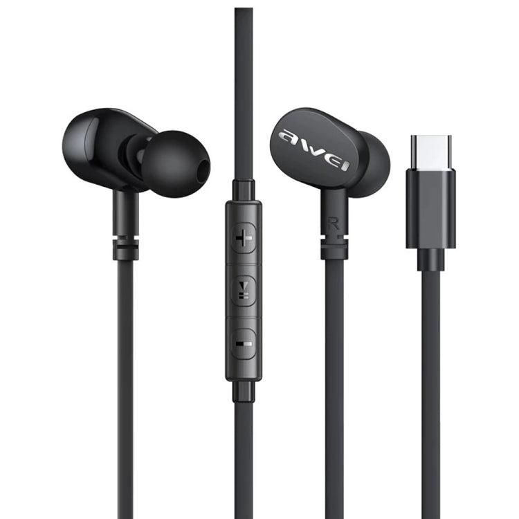 Écouteurs intra-auriculaires stéréo mini awei TC-7 1,2 m, TC-7