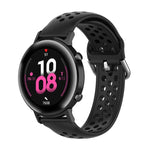 Bracelet de montre sport de couleur unie avec fermoir de 20 mm, pour Huawei Watch GT2 42MM, pour Galaxy Watch Active2 / Active