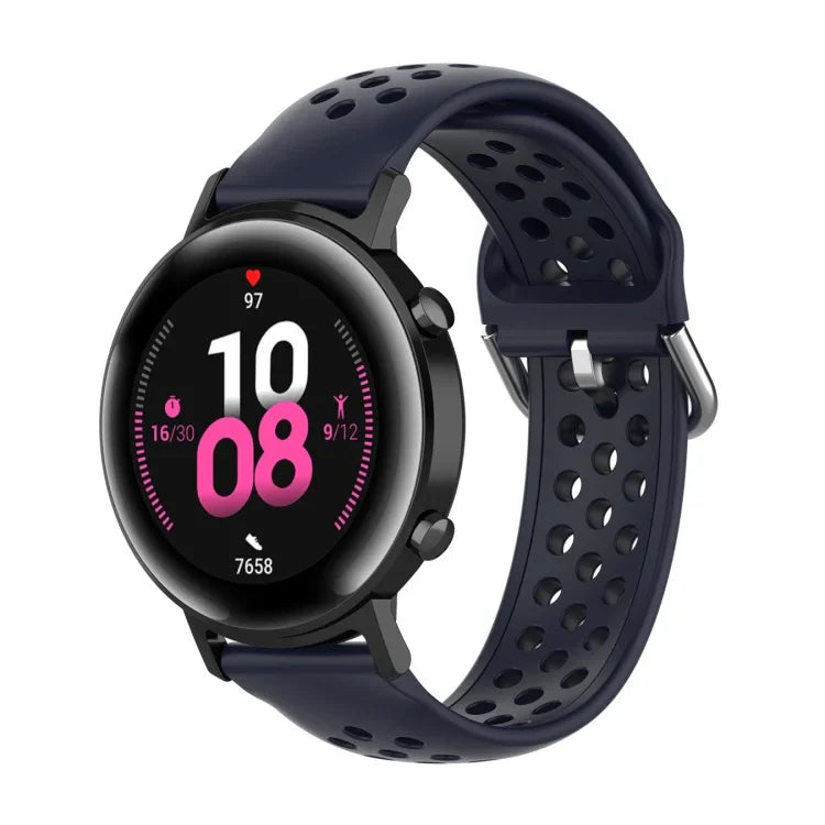 Bracelet de montre sport de couleur unie avec fermoir de 20 mm, pour Huawei Watch GT2 42MM, pour Galaxy Watch Active2 / Active