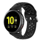 Bracelet de montre sport de couleur unie avec fermoir de 20 mm, pour Huawei Watch GT2 42MM, pour Galaxy Watch Active2 / Active