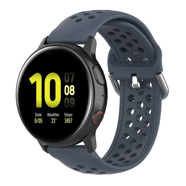 Bracelet de montre sport de couleur unie avec fermoir de 20 mm, pour Huawei Watch GT2 42MM, pour Galaxy Watch Active2 / Active