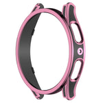 Coque de protection bicolore avec film en verre trempé, pour Samsung Galaxy Watch5 Pro 45mm, pour Samsung Galaxy Watch5 40mm, pour Samsung Galaxy Watch5 44mm, pour Samsung Galaxy Watch4 40mm, pour Samsung Galaxy Watch4 44mm