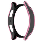 Coque de protection bicolore avec film en verre trempé, pour Samsung Galaxy Watch5 Pro 45mm, pour Samsung Galaxy Watch5 40mm, pour Samsung Galaxy Watch5 44mm, pour Samsung Galaxy Watch4 40mm, pour Samsung Galaxy Watch4 44mm