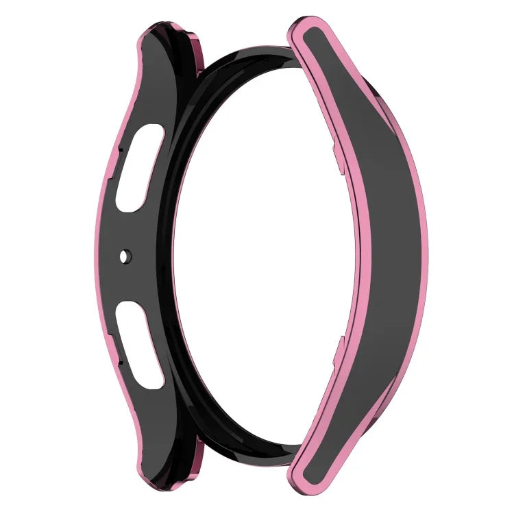 Coque de protection bicolore avec film en verre trempé, pour Samsung Galaxy Watch5 Pro 45mm, pour Samsung Galaxy Watch5 40mm, pour Samsung Galaxy Watch5 44mm, pour Samsung Galaxy Watch4 40mm, pour Samsung Galaxy Watch4 44mm
