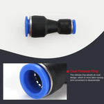 LAIZE 10pcs Connecteur pneumatique rapide réducteur droit en plastique, PG6-4, PG8-4, PG8-6, PG10-6, PG10-8, PG12-8, PG12-10, PG16-12
