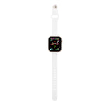 Bracelet de rechange en silicone fin, pour Apple Watch 5/4 44mm & 3/2/1 42mm, pour Apple Watch 5/4 40mm & 3/2/1 38mm