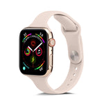 Bracelet de rechange en silicone fin, pour Apple Watch 5/4 44mm & 3/2/1 42mm, pour Apple Watch 5/4 40mm & 3/2/1 38mm