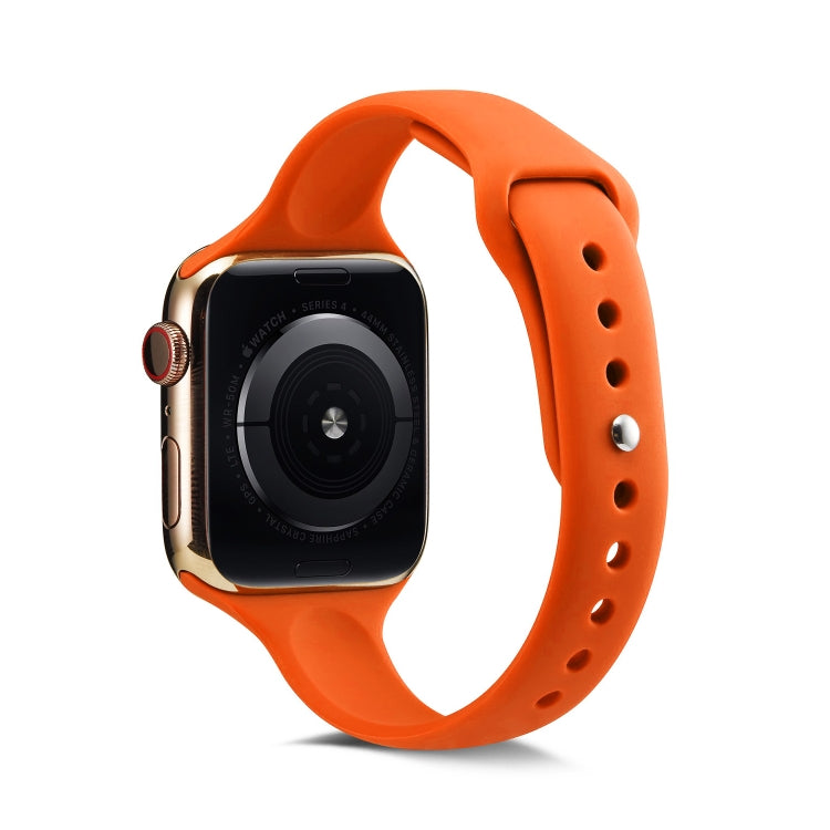 Bracelet de rechange en silicone fin, pour Apple Watch 5/4 44mm & 3/2/1 42mm, pour Apple Watch 5/4 40mm & 3/2/1 38mm