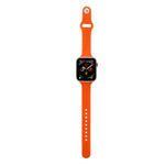Bracelet de rechange en silicone fin, pour Apple Watch 5/4 44mm & 3/2/1 42mm, pour Apple Watch 5/4 40mm & 3/2/1 38mm