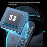 Écouteurs Bluetooth sans fil TWS USAMS XJ13 XJ ENC à double microphone avec réduction de bruit, USAMS XJ13