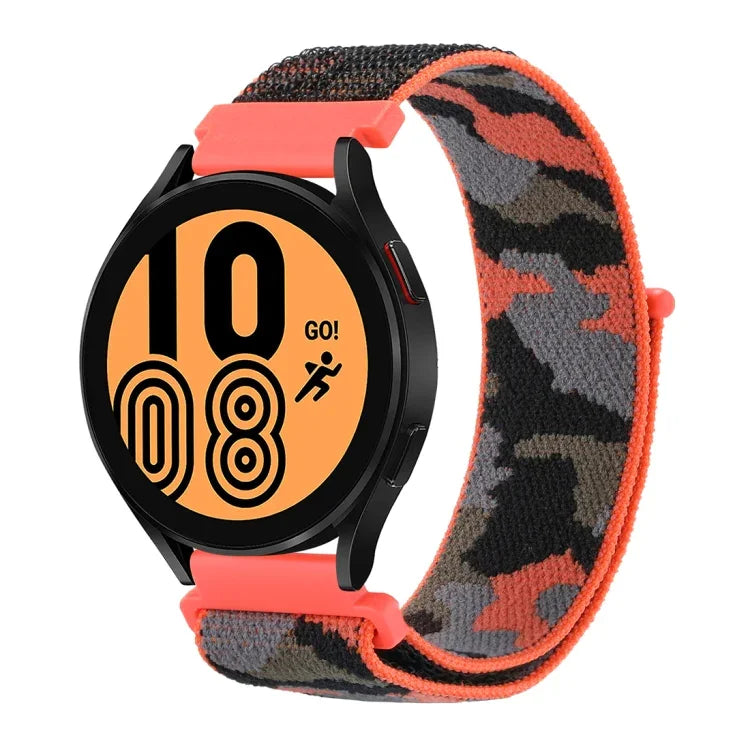Bracelet de montre en nylon tissé camouflage, pour Samsung Galaxy Watch5 40mm/44mm / Watch5 Pro