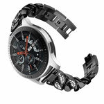 Bracelet de montre en denim et diamants avec chaîne, pour Samsung Galaxy Watch5 40mm/44mm / Watch5 Pro