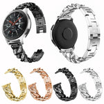 Bracelet de montre en denim et diamants avec chaîne, pour Samsung Galaxy Watch5 40mm/44mm / Watch5 Pro