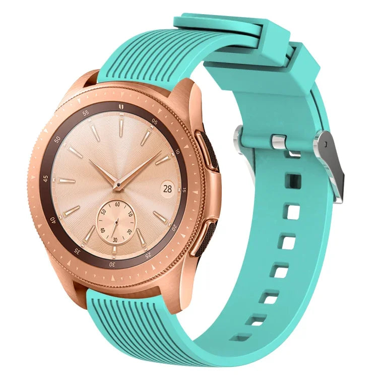 20mm Vertical Grain Silicone Watch Band, For Samsung Galaxy Watch5 40mm/44mm / Watch5 Pro