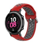 Bracelet de montre sport bicolore avec fermoir 20 mm, Pour Huawei Watch GT2 42MM, Pour Galaxy Watch Active2 / Active