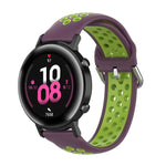Bracelet de montre sport bicolore avec fermoir 20 mm, Pour Huawei Watch GT2 42MM, Pour Galaxy Watch Active2 / Active