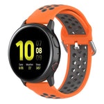 Bracelet de montre sport bicolore avec fermoir 20 mm, Pour Huawei Watch GT2 42MM, Pour Galaxy Watch Active2 / Active