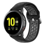 Bracelet de montre sport bicolore avec fermoir 20 mm, Pour Huawei Watch GT2 42MM, Pour Galaxy Watch Active2 / Active